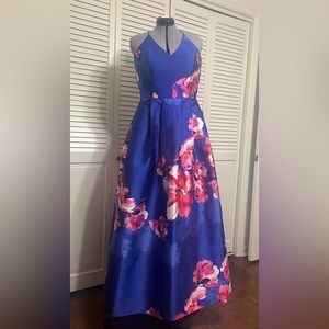 🌟HP🌟 By & By Royal Blue Floral Formal